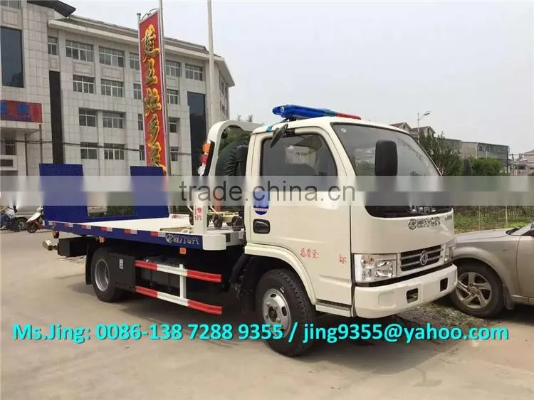 2016 New Euro IV Mini china tow truck, 4200*2300 mm platform tow trucks sale in Chile