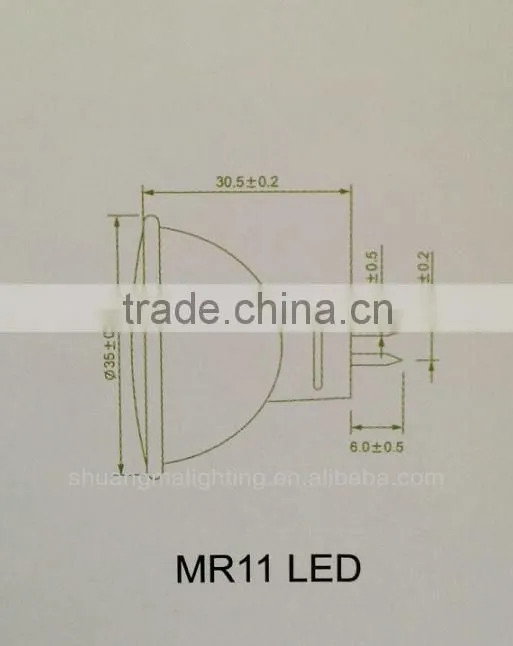 High Luminous Efficacy LED Spot Lamp-MR11