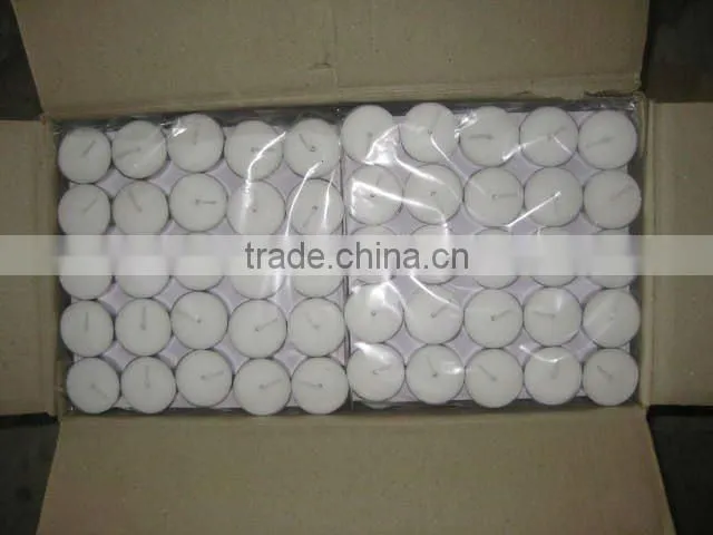 Bulk tealight candle/white tealight candle