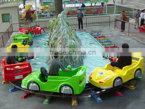 2014 hot sale water gun car water wars for kids park ride equipment