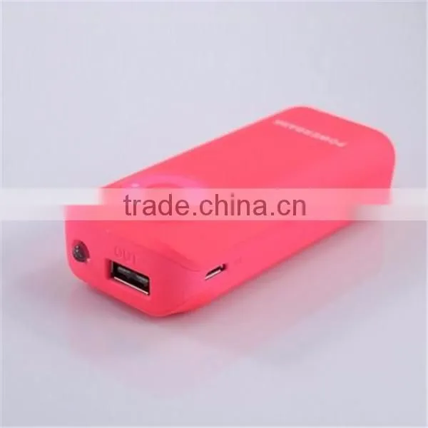 Red power bank 4000mah car shape power bank