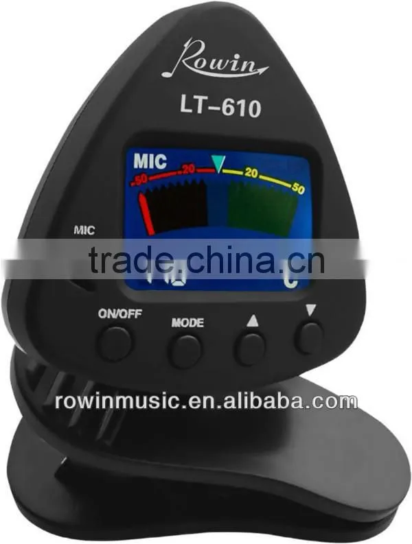 2015 hottest rowin LT-900 all-metal case guitar pedal tuner, sophisticated fashion design