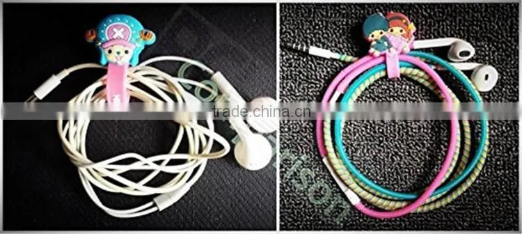 DIY Carton Spiral Protector USB Multi Charger Data USB Cable for IOS