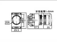 WL128BC-11M reason structure design electrical push button switch
