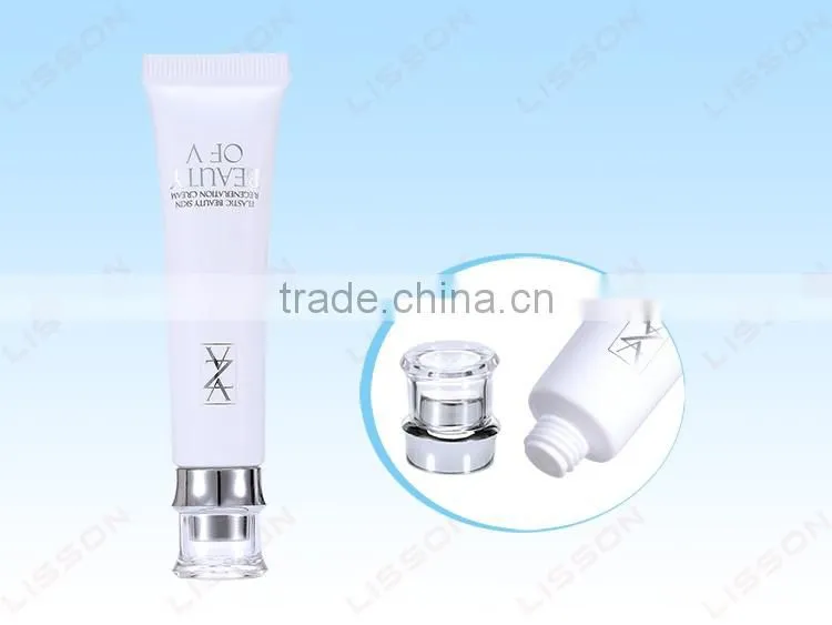 White Essence Cream High-end Eye Essence PE Tube Cosmetic Packaging