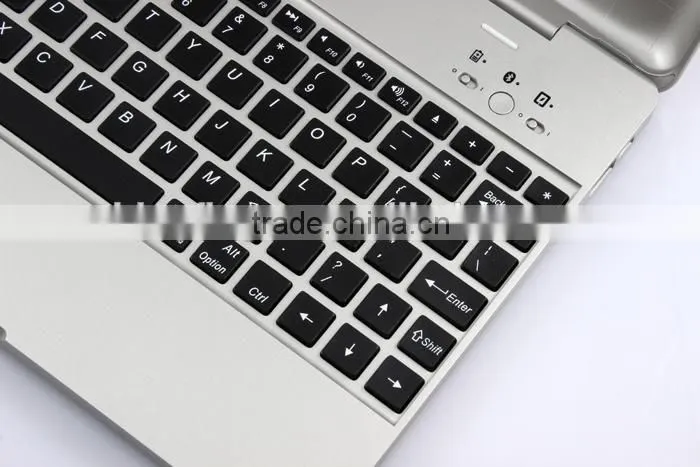 Power bank wireless Bluetooth keyboard case for iPad234 with 4000mah battery,rechargable folio calmshell Bluetooth keyboard