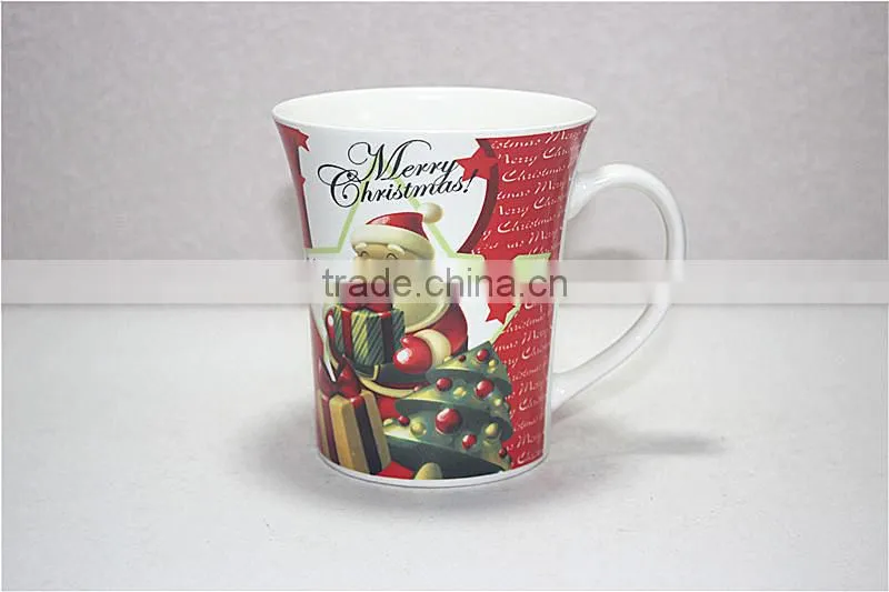 Cheap 12oz walmart porcelain coffee mugs for christams
