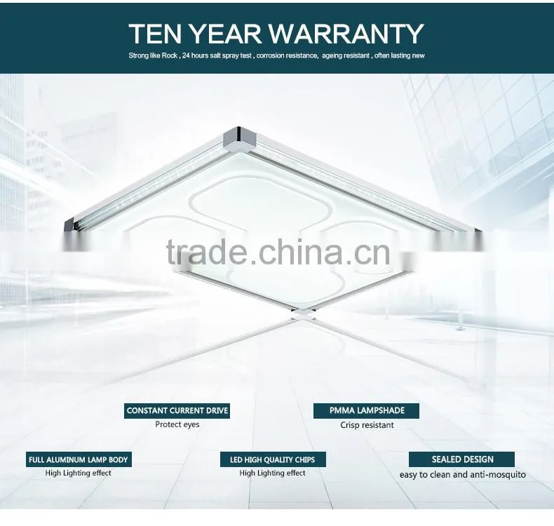 energy saving home decoraive led pop ceiling light rectangle ceiling light