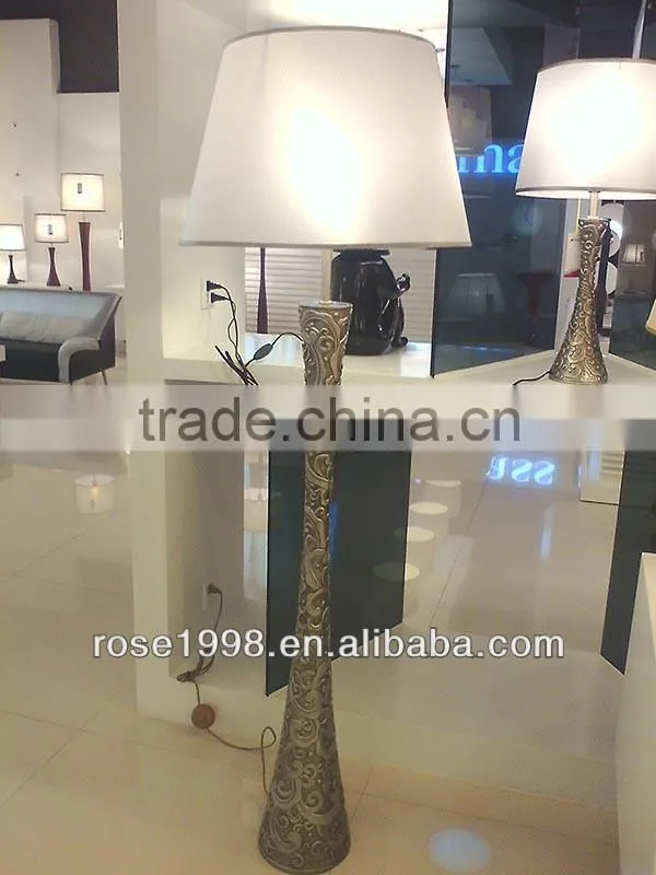 hotel decorative polyresin floor lights