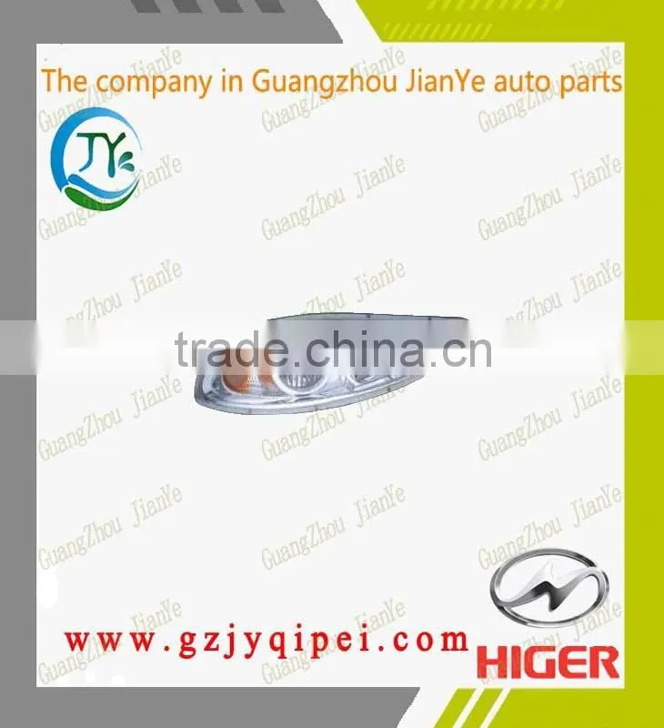 Sunlong auto parts KLQ6110 higer body parts power and brightest combination headlight headlamps 24V