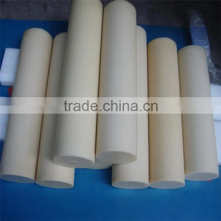 Plastic products customized length thin diameter D65 round uhmwpe hdpe plastic rod bar