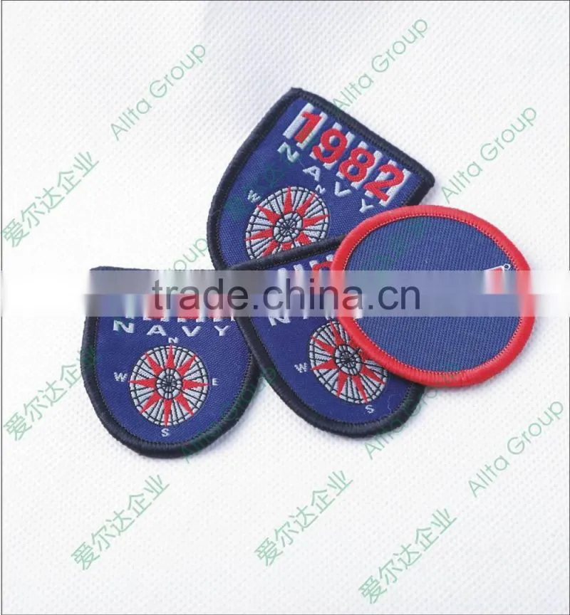 2015 Professional custom large 3d embroidered patch