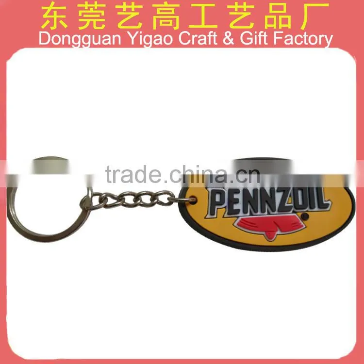 Factory custom soft pvc key chains for premium gifts