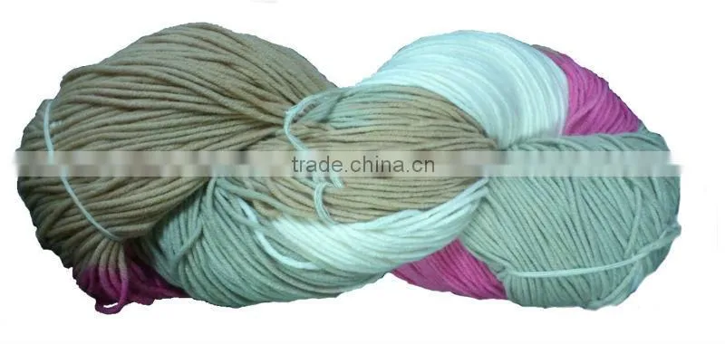 1/2.8 100% ACRYLIC MULTIPLY CASHMERE LIKE DYED YARN