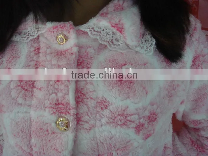 Printed Ladies Warm Pyjamas For Winter/Adult Pyjamas