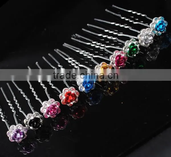 Crystal Bridal Wedding Party Hairpins