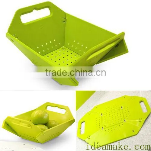 new Kitchen Helper - Over the Sink cutting Board with colander and hanger