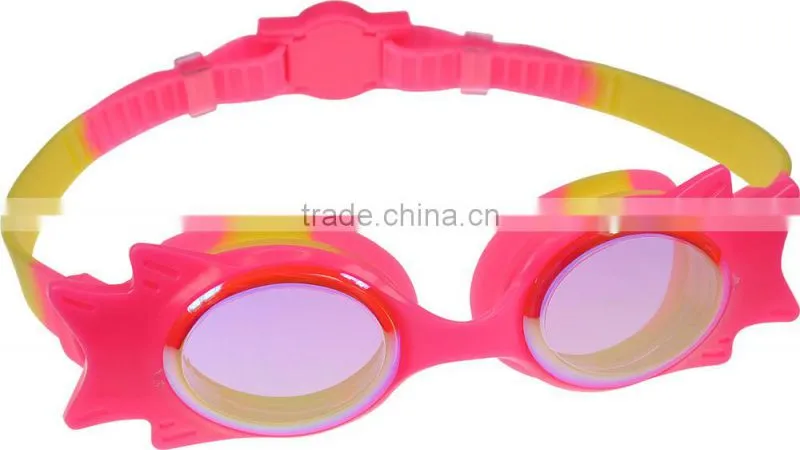 2015 Best waterproof anti fog swimming goggles for children