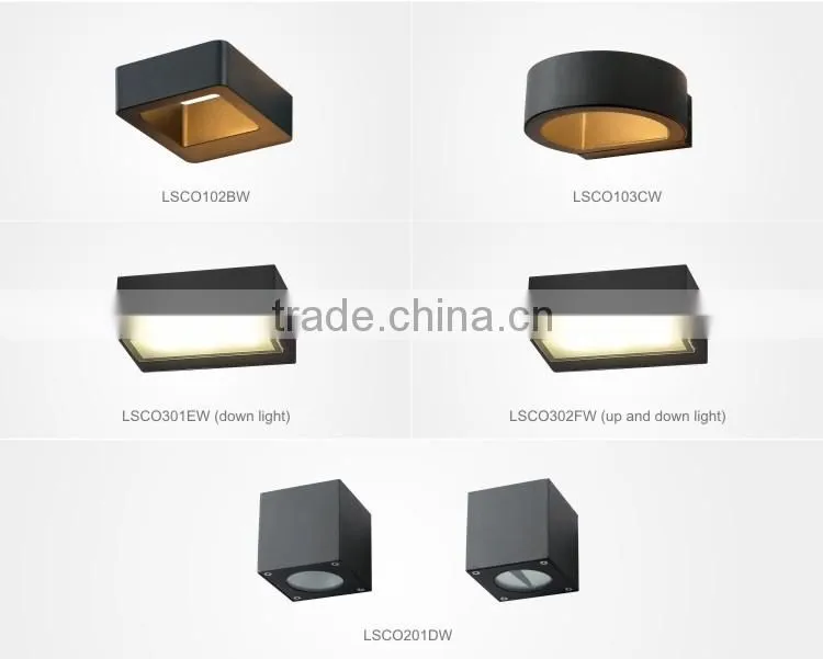 CE SAA 60w 240v wall pack & solar wall light for garden decorative & solar sunpower garden light