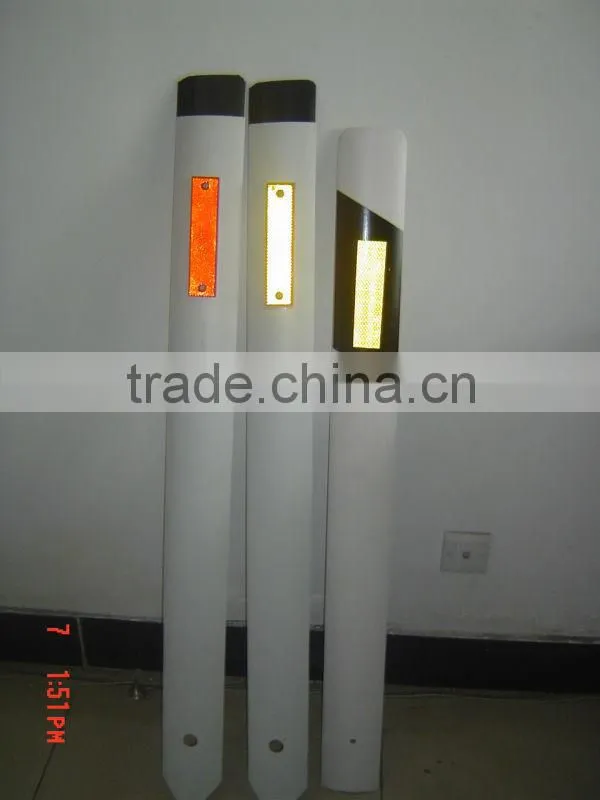 Manufacture road safety reflective PVC delineator post / traffic sign post