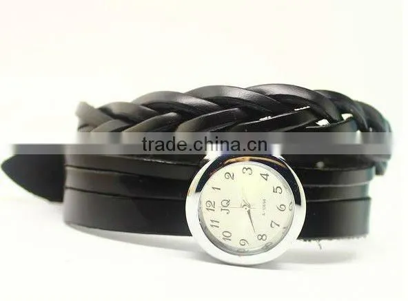 Promotion! Cow leather watches,women watches , ROMAN rivets leather bracelet watch