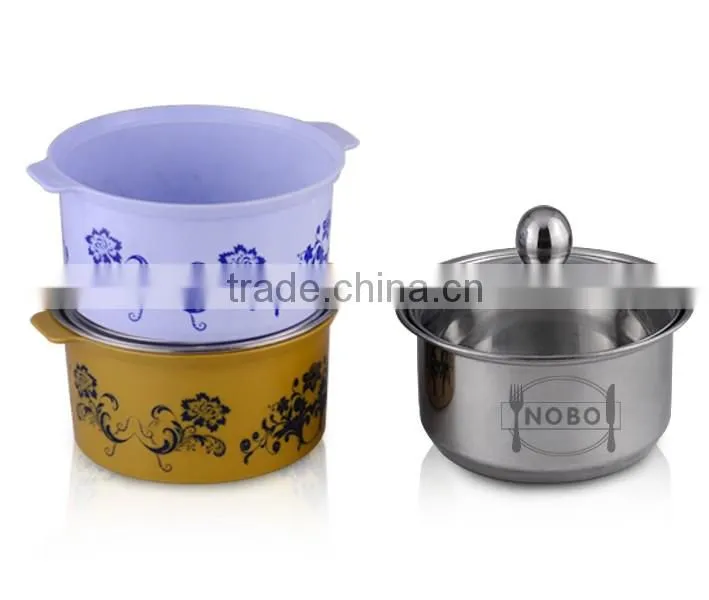 New Design Hot Pot Stainless Steel Mini Stock Pot with Anti-scalding Surface