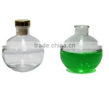 clear glass home fragrance diffuser bottle