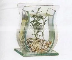 2016 Custom Clear Acrylic Jellyfish Acrylic Fish Tank Aquirium with Light