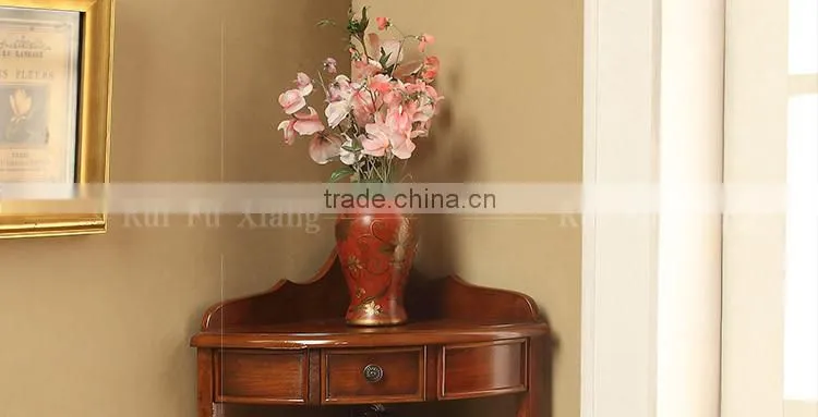 Wooden flower stand with multi layers for storage and for living room corner furniture S-208