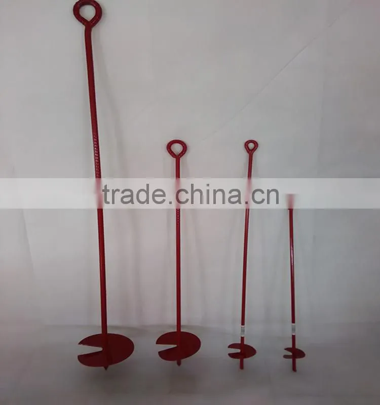 ground anchor pole anchor