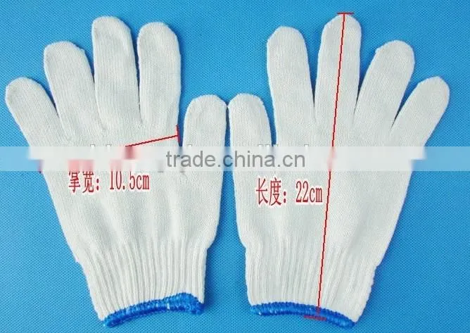 Protective Safety Work Cotton Knitted Gloves high quality safety cotton gloves