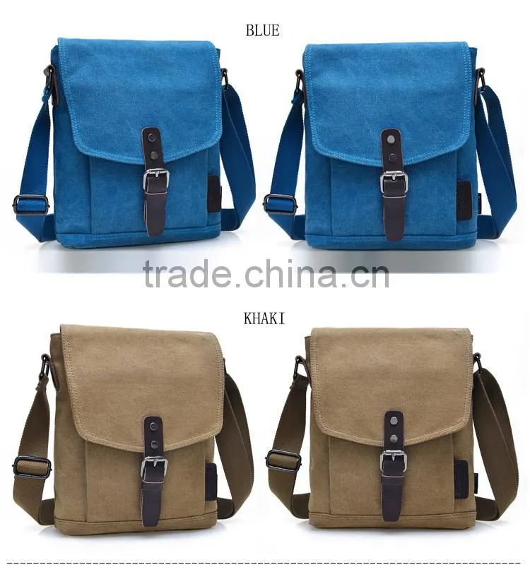 wholesale Fashion canvas Messenger Bag shoulder bags men outdoor bag