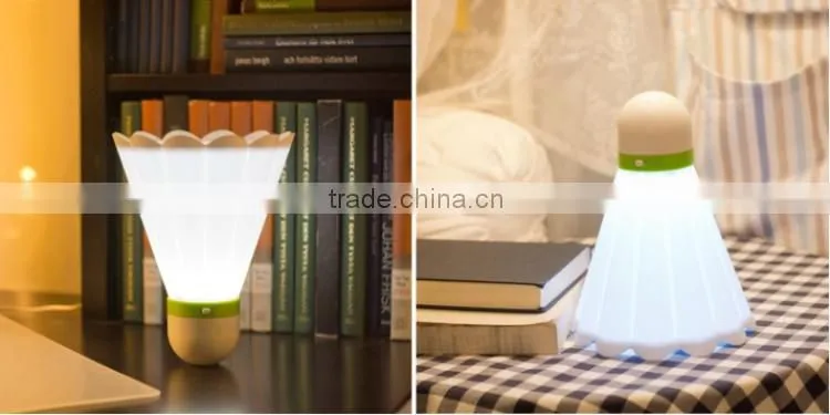 Decrative desk Badminton shape USB led Lamp
