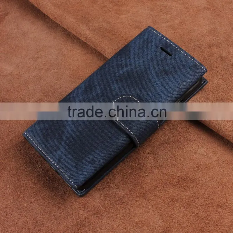 2016 Hot Denim Cell Phone case with many card slots