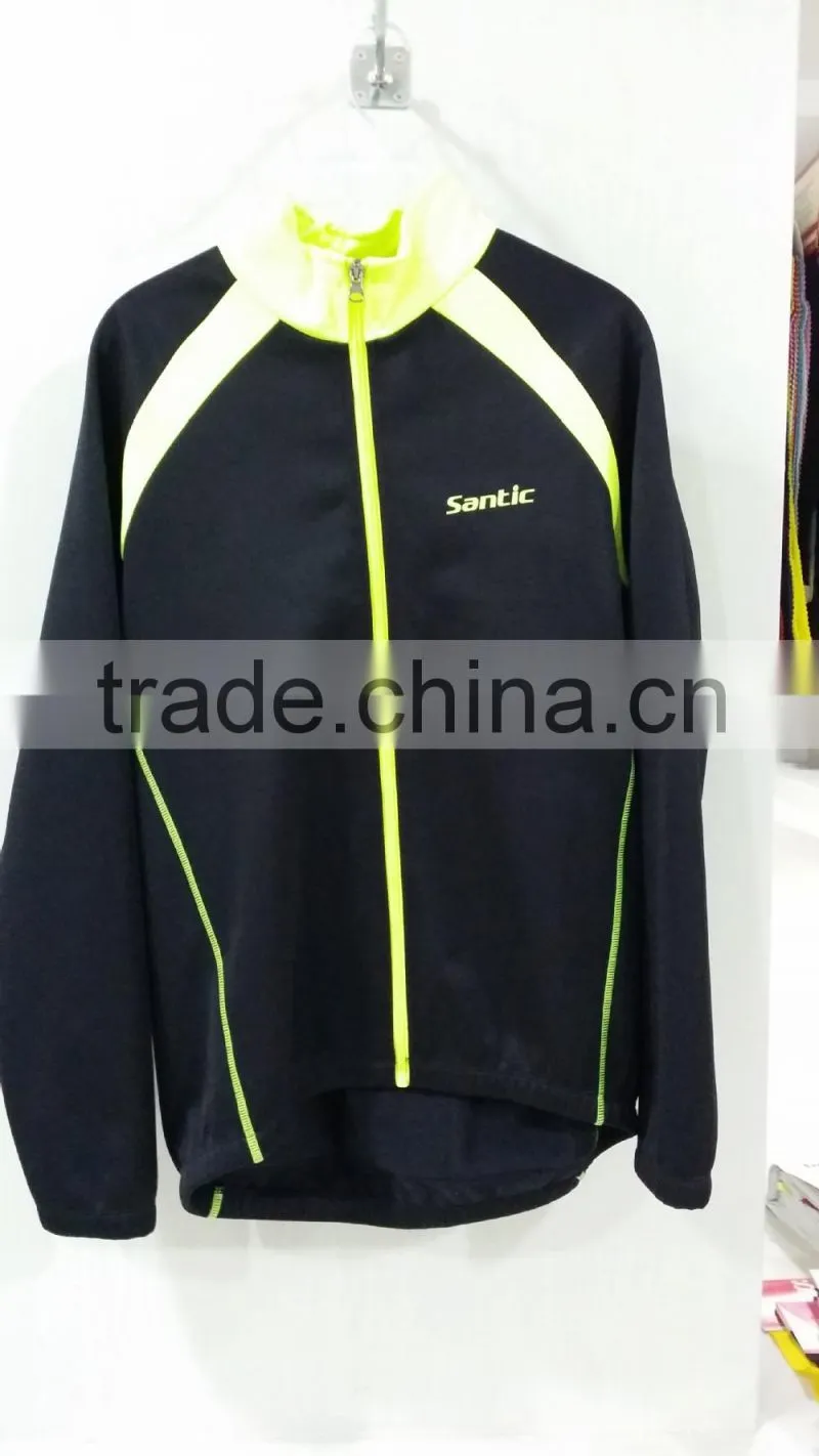 Santic Hign Qyality winter reflecting cycling jacket