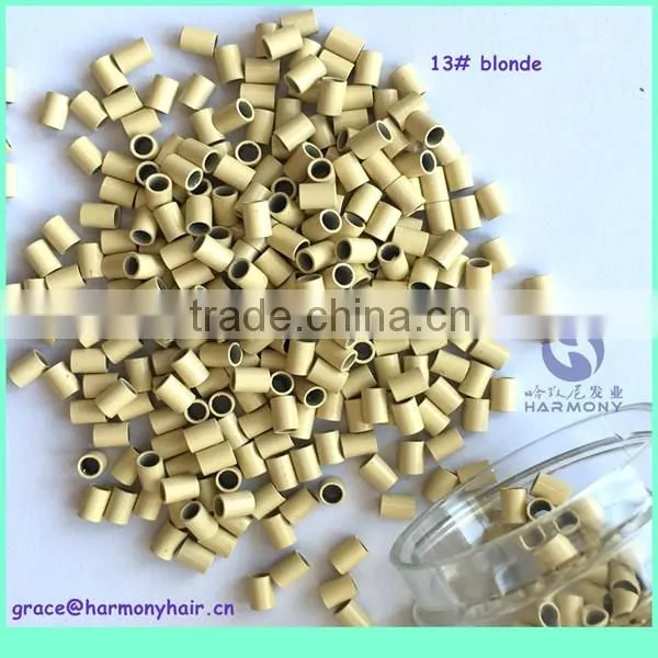 WHOLESALE STOCK straight copper micro ring 3.0x2.4x4mm non flared copper micro links 7 colors in stock