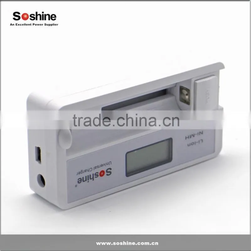 Soshine SC-S7 LCD multi-function charger for Li-ion Ni-MH and LiMn battery charger