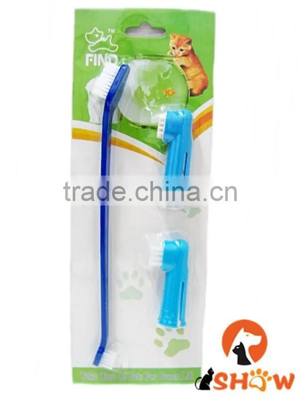 Puppy Brush Dental Care New Pet Dog Plastic Clean Toothbrush Grooming Tool