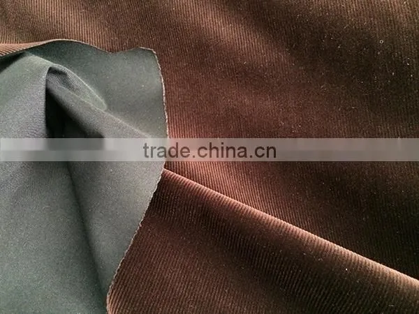 16 line stripe flocking fabric for garment or Splice