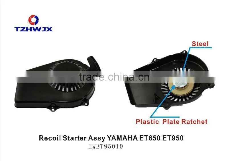 ET950 ET650 Recoil Starter Spare Parts For Gasoline Generator engines