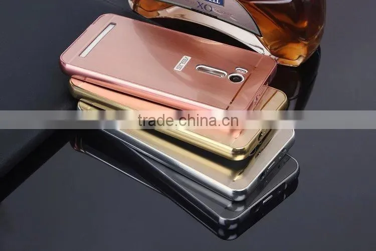 Wholesale Metal Bumper Mirror Cover Phone Case For Asus Zenfone Go