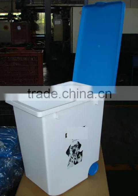 H508 Pure PP material airtight plastic 20l 8kg pet food container