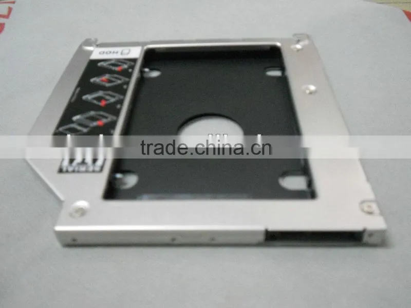 notebook 9.5mm SATA to SATA HDD caddy for mac with Cooling hole