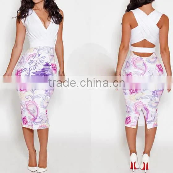 Zipper sexy fashion conjoined suit white lace dress, lady dress, sexy dress