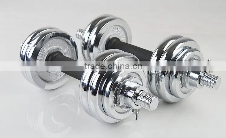 20lb 25lb 30lb Steel Chromed Adjustable dumbbell set