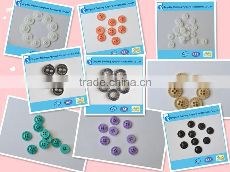Colorful bulk resin buttons