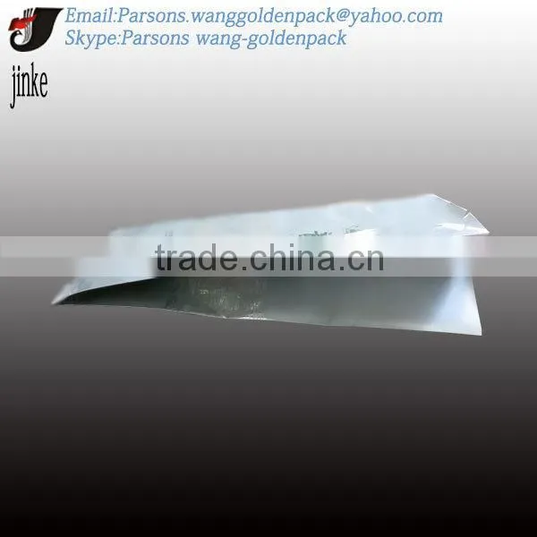 Lap seal with side gusset plastic tea pouch