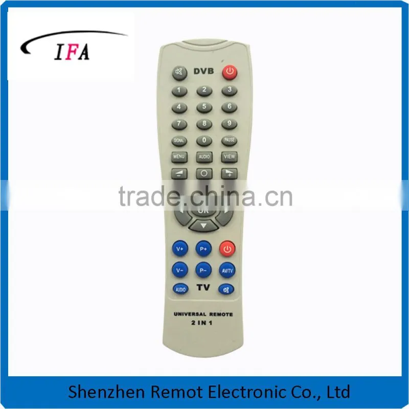 wireless universal TV/DVB remote control for home appliance