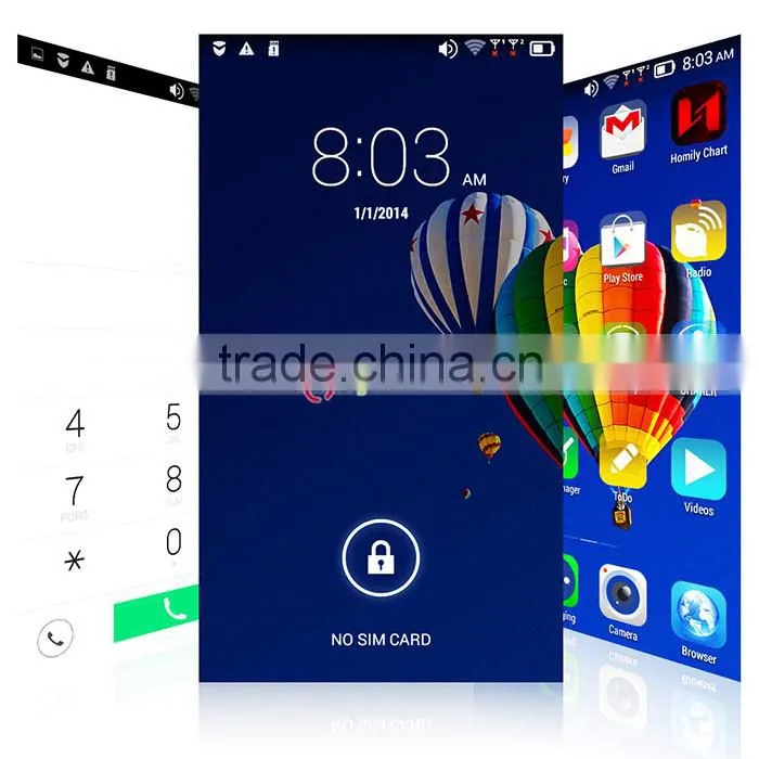 Lenovo A3600-D 4.5" Android 4.4 4G FDD-LTE Android Mobile Phone Smartphone Black