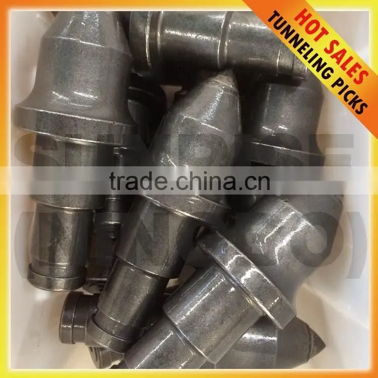 Tbm tunnel boring drilling machine coal mine roadheader coal cutting conical coal mine cutter auger miner drill bit tunnel